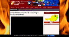 Desktop Screenshot of feuerwehr-wattens.org