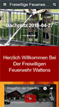 Mobile Screenshot of feuerwehr-wattens.org